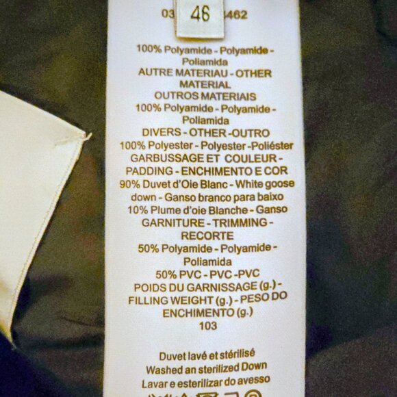 Christian Dior black Oblique Puffer jacket coat - Picture 6 of 10